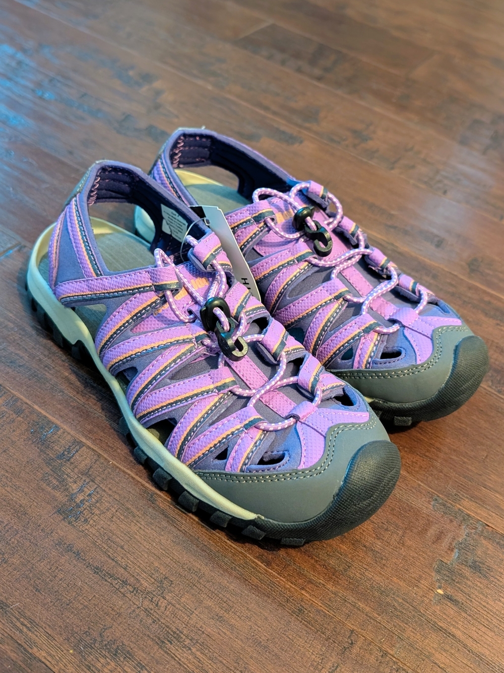 Northside Youth Purple Outdoor Sandal Hiking Sneakers - Size 4